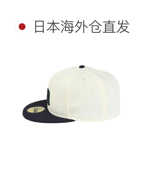 日本直邮NEW ERA 59FIFTY 软背拉姆镀铬海军蓝帽檐帽 [14460929]