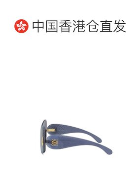1h可退 香港直邮LOEWE 女士眼镜 LW4167US90V CO 蓝色 徽标太阳镜