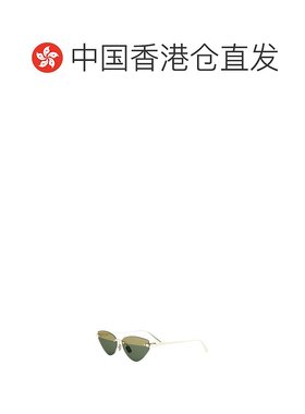 香港直邮DIOR 女士眼镜 CD40196U10N AW2025 迪奥几何 绿色太阳镜
