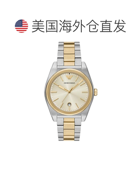 自营Emporio Armani Men's Federico Yellow Dial Watch - yellow