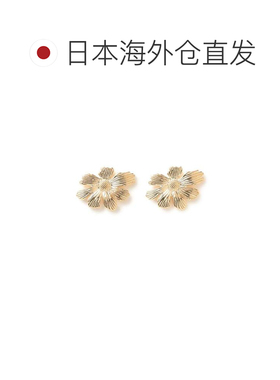 日本直邮BEAMS HEART 花朵 金属 耳钉 支付后1h可退饰品