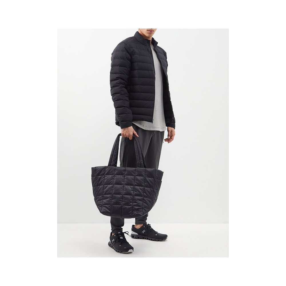 香港直邮潮奢 Lululemon 男士 Quilted Grid tote bag 托特包 - 图0