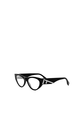 FENDI 男士眼镜 FE50092I001 AW2025 黑色 全框平光镜
