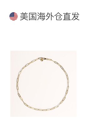 自营joey baby安妮回形针链项链 - 金色 美国奥莱直发