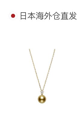 日潮跑腿MIKIMOTO御木本 南洋珍珠钻石吊坠 YGK18黄金 珍珠约10.5