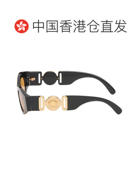 香港直邮versace 范思哲 女士 黑色 Medusa Biggie Cat-Eye 太阳