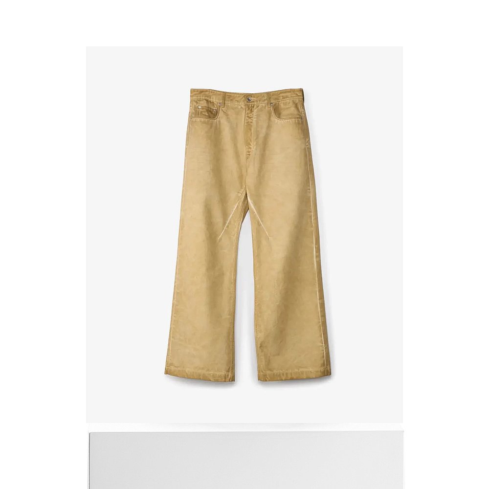 1h可退 香港直邮RICK OWENS 女士牛仔裤 DS01E3310CVS81PARCHMENT - 图3