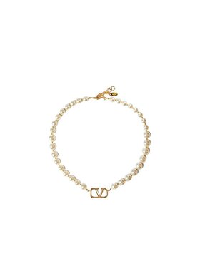 1h可退 VALENTINO 女士项链 1W2J0P13UXM0O3 CO 黄色 VLOGO SIGNA