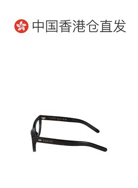 香港直邮GUCCI 女士眼镜 GG1521O002 SS2024 黑色 徽标字母平光镜