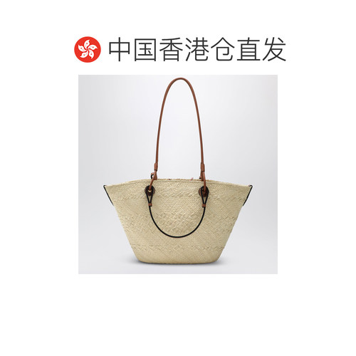 香港直邮Loewe 中号篮子包 AABKT43X08编织包 - 图1