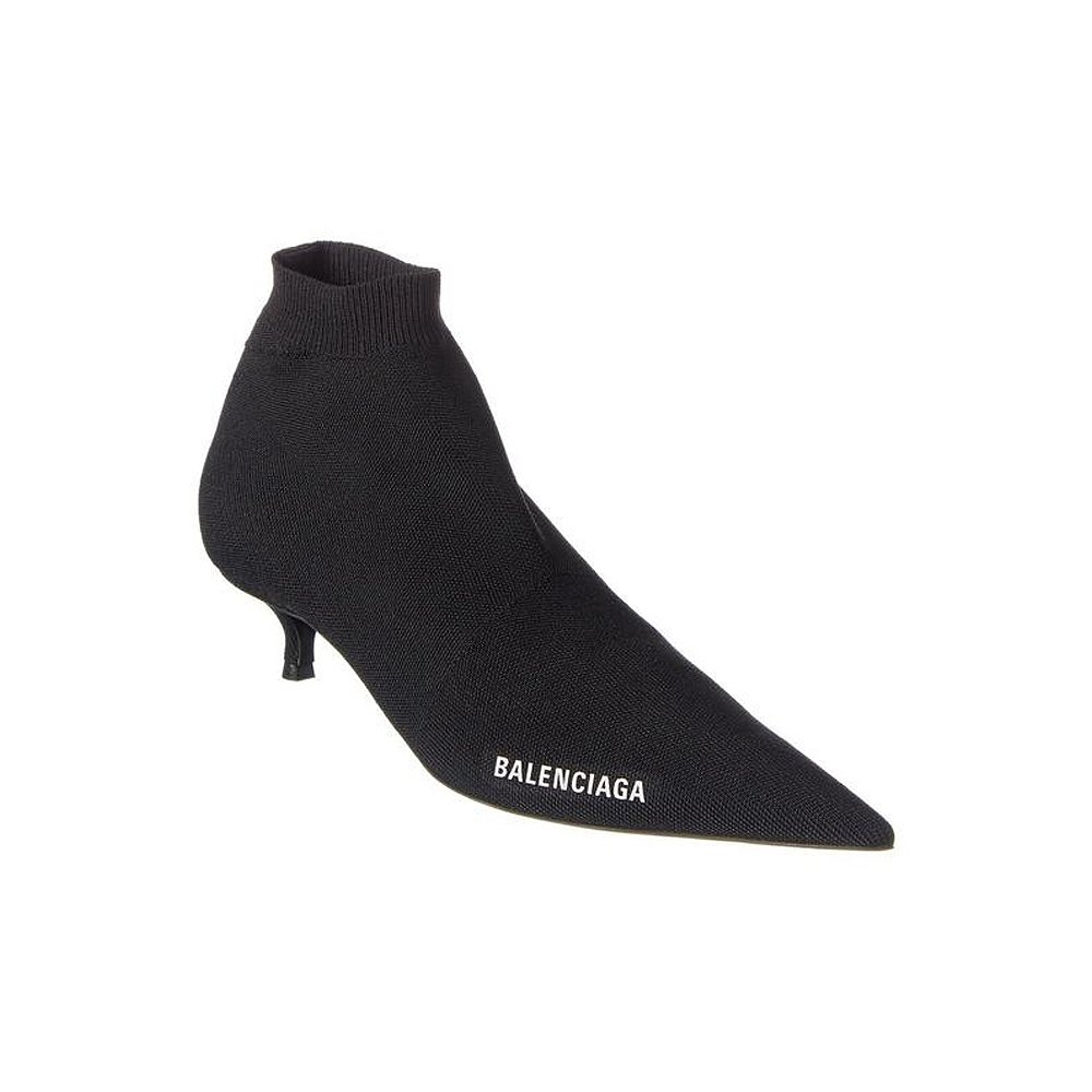 【99新未使用】香港直邮BALENCIAGA 黑色女士低跟鞋 615010-W1802 - 图0