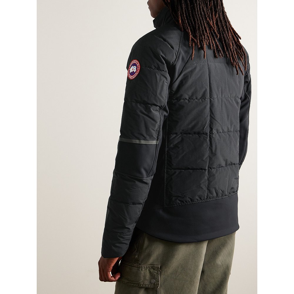 潮奢 Canada Goose 男士HyBridge® CORDURA® 弹力针织拼块羽绒 - 图2