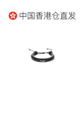 香港直邮SAINT LAURENT 男士手链手镯 820441AAEKE1000 CO 黑色