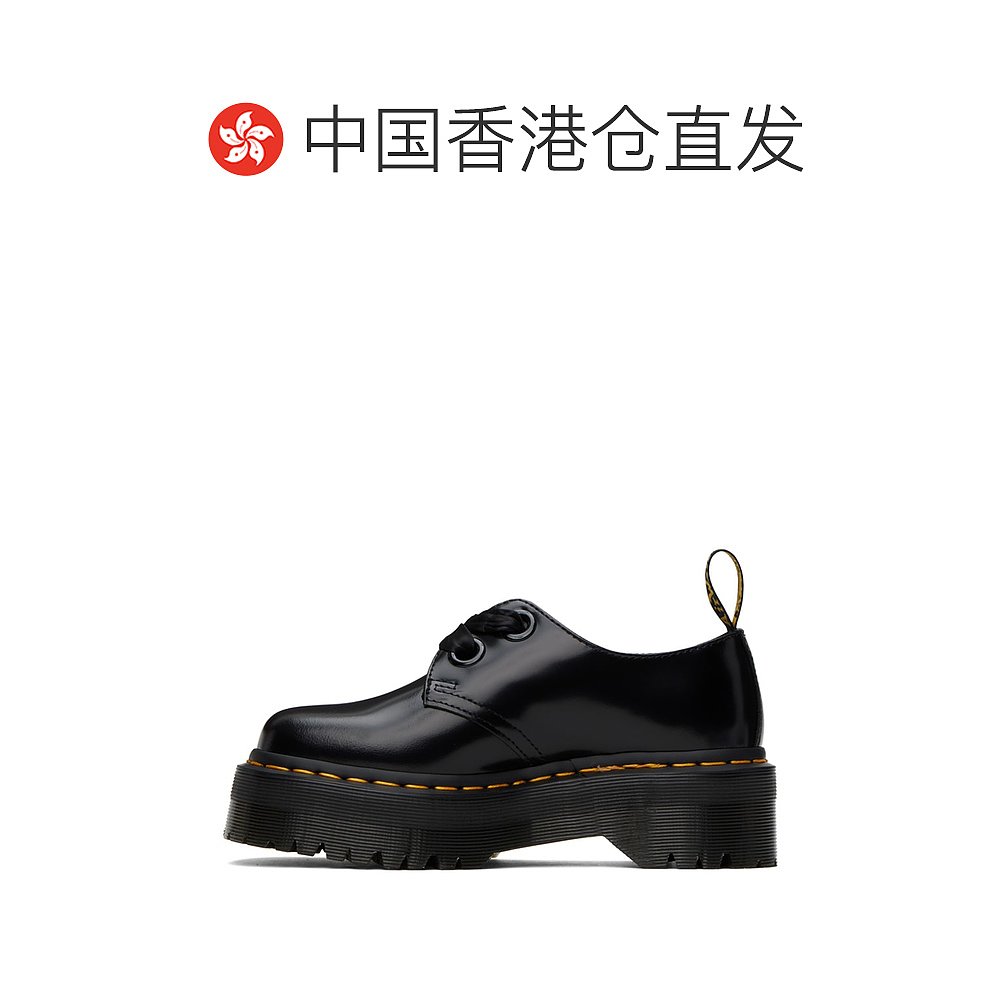 香港直邮潮奢 Dr. Martens 马丁大夫 女士黑色 Holly Platform 德 - 图1