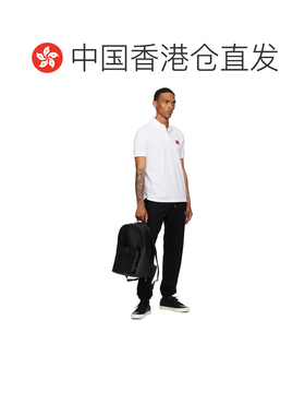 1h可退 香港直邮Hugo 雨果 男士 HUGO Enameled Logo 戒指 505445