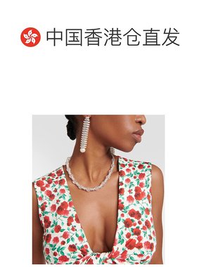 1h可退 香港直邮magda butrym 女士 精饰玫瑰色石英石项链 001336