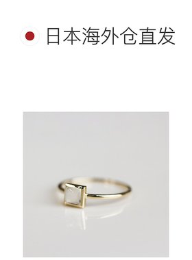 1h可退 日本直邮cui-cui 天然月光石 K10YG黄金戒指 755476cuicui