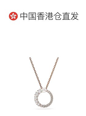 香港直邮SWAROVSKI施华洛世奇Matrix珍珠水晶镀玫瑰金项链5692265