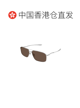 1h可退 香港直邮BALENCIAGA 男士太阳镜 BB0492S002 SS2026 灰色