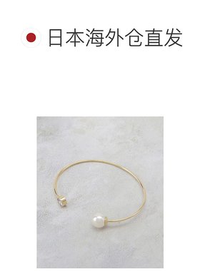 1h可退 日本直邮OPAQUE.CLIP 女士 金属手环 一侧仿珍珠一侧水钻