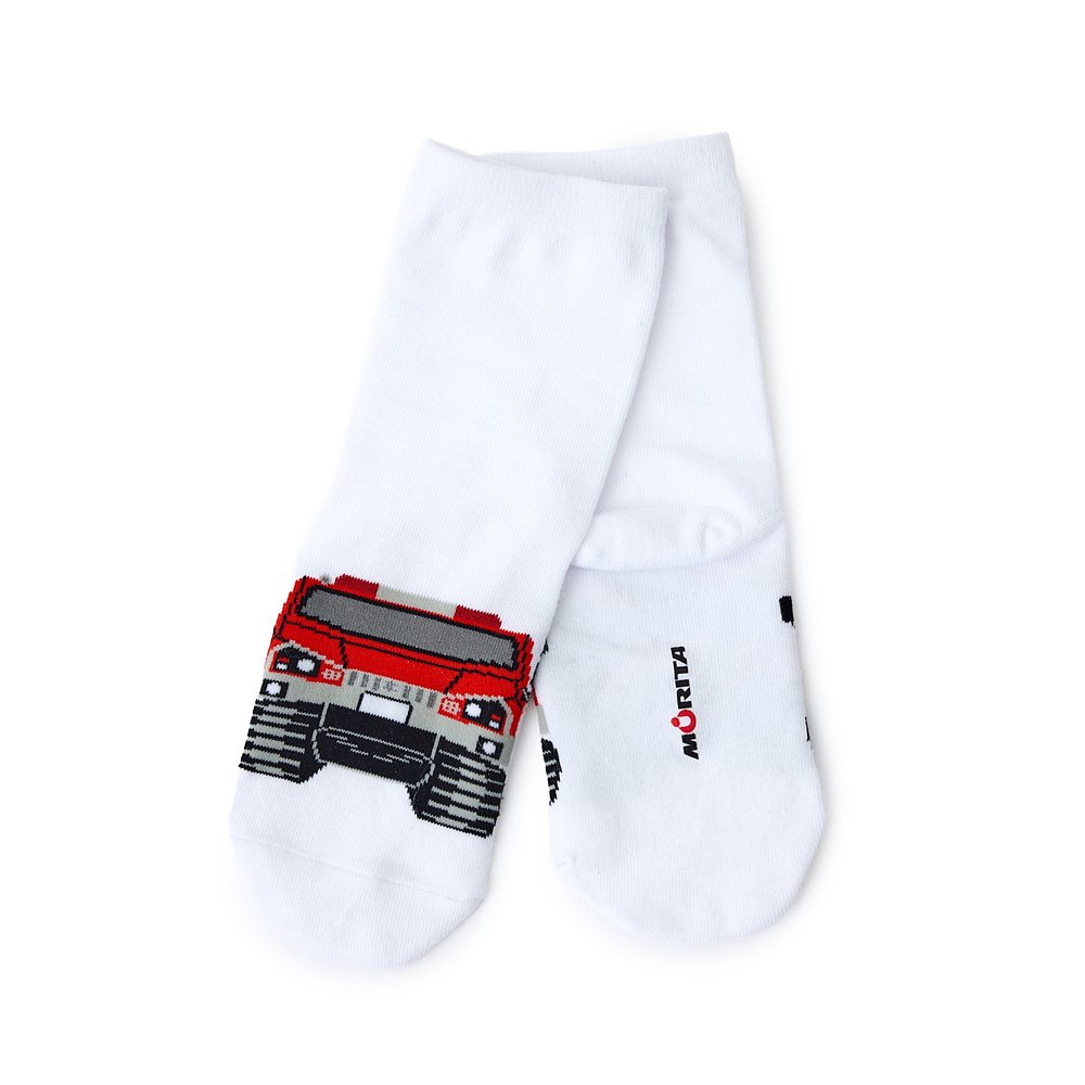 1h可退 日本直邮j.n.r.d 男童Red Salamander联名车体编织设计袜3 - 图2