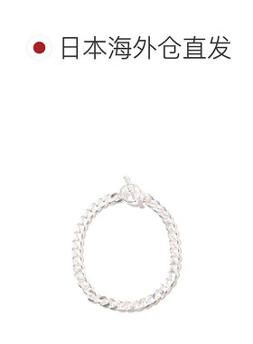 1h可退 日本直邮BEAMS 男士简约设计925纯银链条手链 适合各种搭