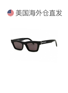 自营Palm Angels Sunglasses Cat Eye Full Rim, Black Yellow Fr