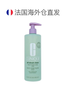 欧洲直邮Clinique倩碧液体洁面皂400ml 1-2瓶装告白礼物正品