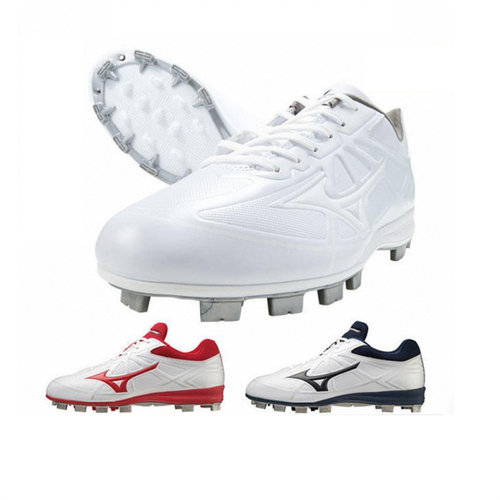 日本直邮 棒球鞋钉点青少年成人白色可用 Mizuno Light Rebo Budd - 图0