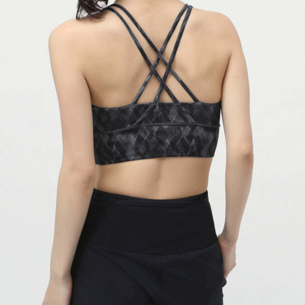 日本直邮TIGORA 女士水滴纹中支撑运动文胸 [TR-3F2165UB] 运动文,淘宝优惠券,粉丝福利购,淘宝优惠卷