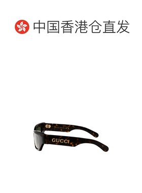 香港直邮GUCCI 男士太阳镜 GG1296S004 AW2023 GG1296S 黑色眼镜
