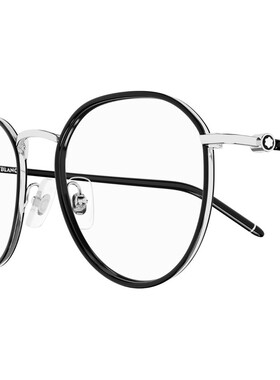 MONTBLANC 男士太阳镜 MB0342OA001 AW2024 黑色 MB0342OA