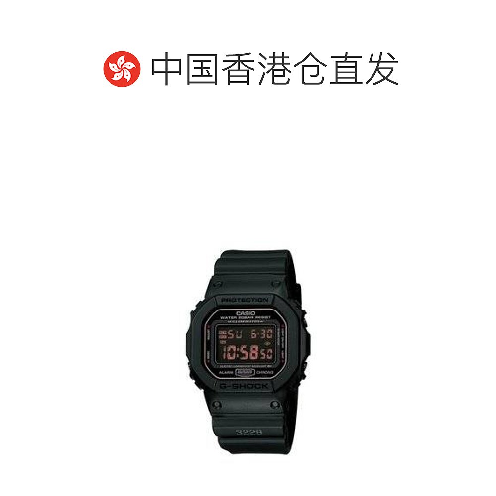 CASIO卡西欧手表 G-SHOCK军事风格/消光黑 DW-5600MS-1-图1