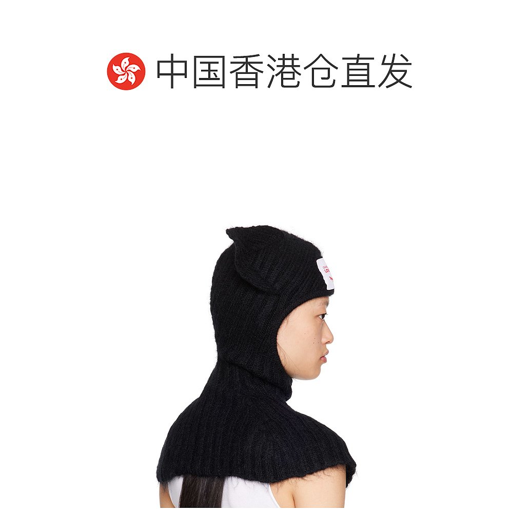 香港直邮潮奢 Charles Jeffrey Loverboy女士黑色 Chunky Ears-图1