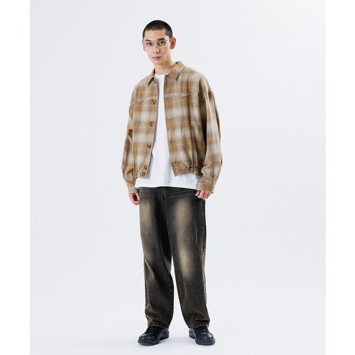 PENDLETON x M 格纹休闲夹克 2024BMYL24000 - 图1