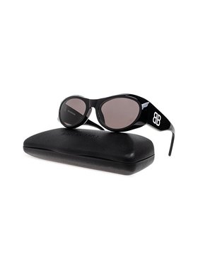 BALENCIAGA 女士太阳镜 812629T00391000 SS2025 黑色