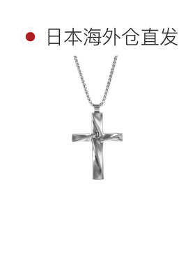 日本直邮POLICE 男士项链CONTORTO 十字架设计GN0081704银色配饰