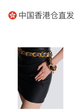 香港直邮BALMAIN 女士手链手镯 EN1XH471MBLHEAD SS2025 黑色