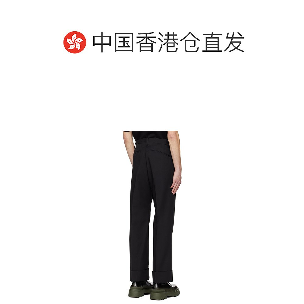 香港直邮潮奢 Attachment 男士 黑色 Cuffed 长裤 AP41 - 图1