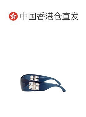 香港直邮BALENCIAGA 女士眼镜 BB0359S002 SS2025 蓝色 几何形框