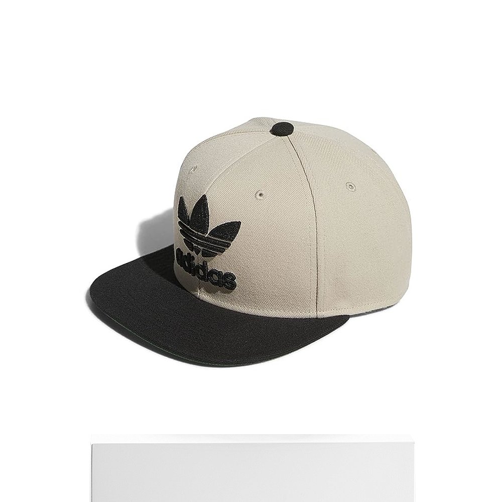 香港直邮潮奢 adidas阿迪达斯男士 Trefoil Flatbrim Snapback-图3