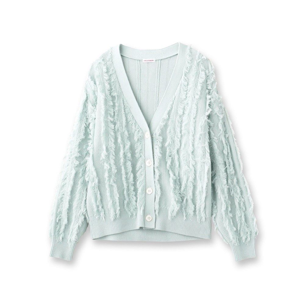 1h可退 日本直邮DRESSTERIOR 女士V领长袖棉质针织开衫 085320112,淘宝优惠券,粉丝福利购,淘宝优惠卷