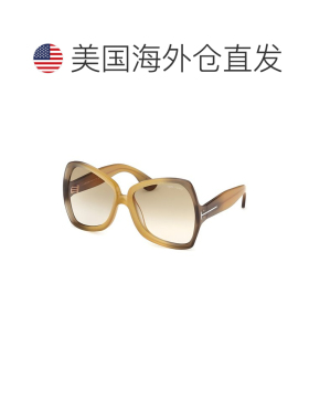 自营Tom Ford Women's FT1222 60mm Sunglasses - yellow 美国奥