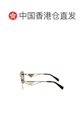 香港直邮PRADA 女士太阳镜 0PRA50SZVN50C SS2025 金色 Sunglasse