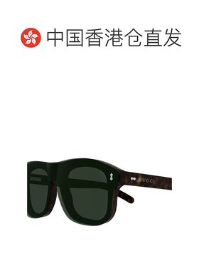 香港直邮GUCCI 男士眼镜 GG1712S002 AW2024 黑色 全框平光镜