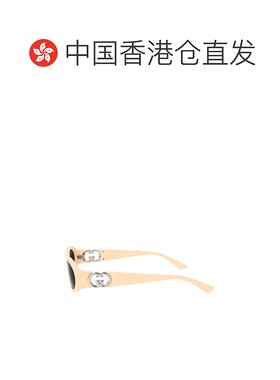 香港直邮GUCCI 女士眼镜 GG1660S004 SS2025 黑色 GUCCI Sunglass