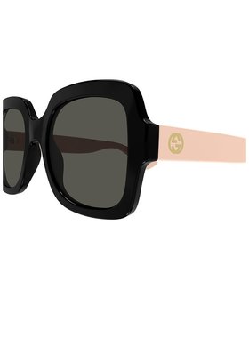 GUCCI 女士太阳镜 GG1337S008 AW2024 黑色