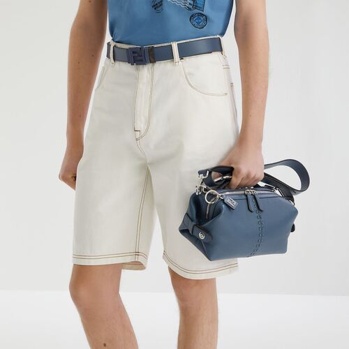香港直邮FENDI 男士斜挎包 7VA639ARLZF04QL AW2025 蓝色 Siesta - 图3