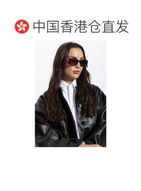 香港直邮MIU MIU 女士太阳镜 0MUB13S023M80Q CO 酒红色 
