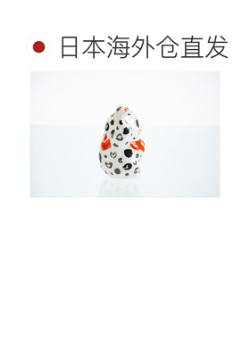日本直邮九谷烧礼品包装2号招财猫豹子右摆件护身符招财猫